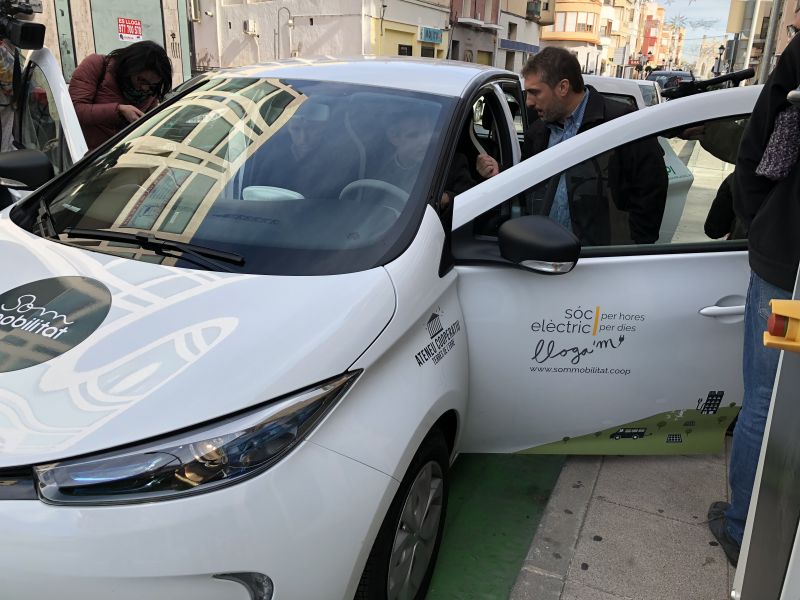 Amposta, pionera amb l’ús del vehicle elèctric compartit
